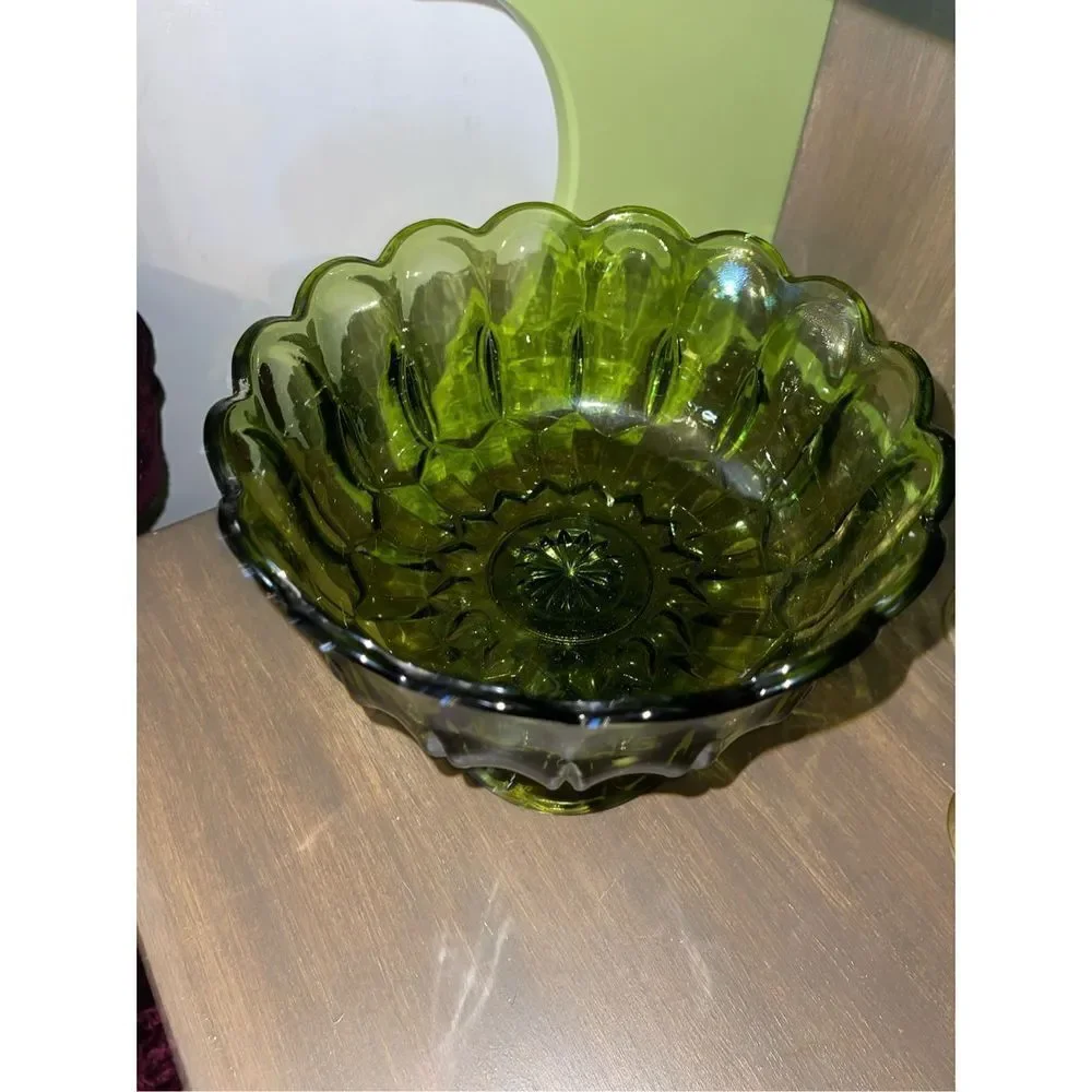 Vintage Anchor Hocking Fairfield Compote